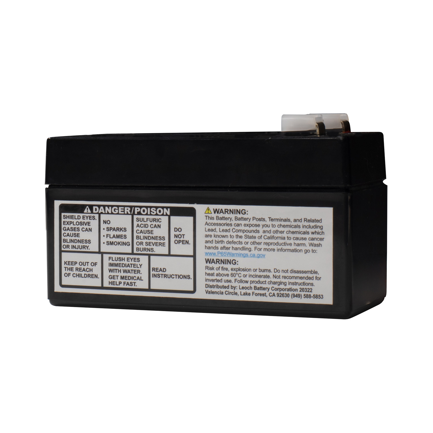 12V 1.2AH AGM Battery for Snowmobiles | Polaris Snowmobiles EN-CA