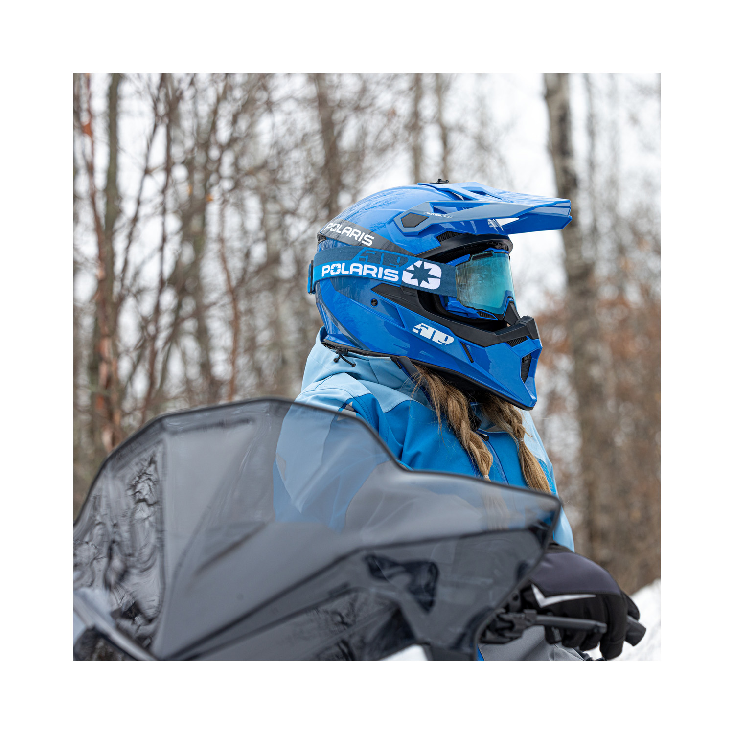 イーグル 509 Sinister X7 Goggles, Zenith Blue | Timbersled Snow Bike Systems