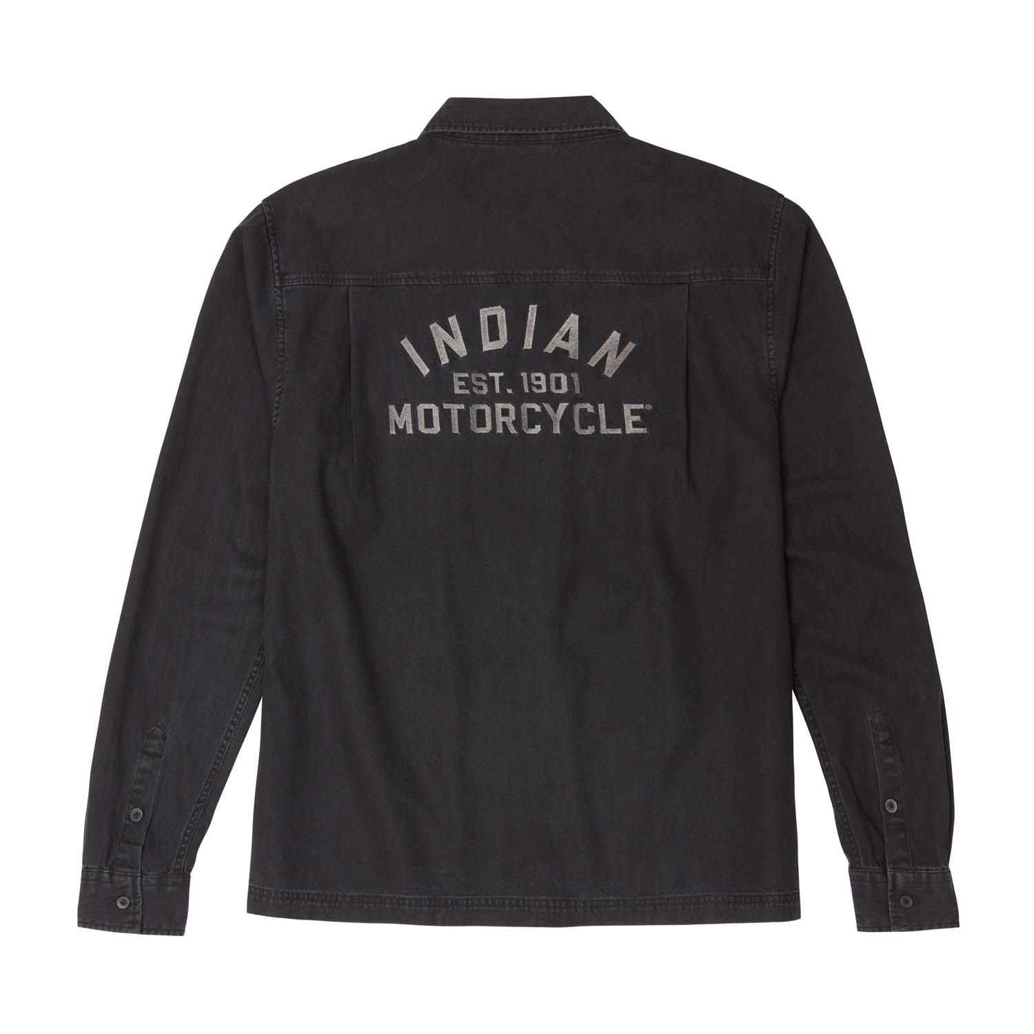 トップス Indian motorcycle denim shirt Men's Heritage Denim Shirt, Navy | Indian Motorcycle