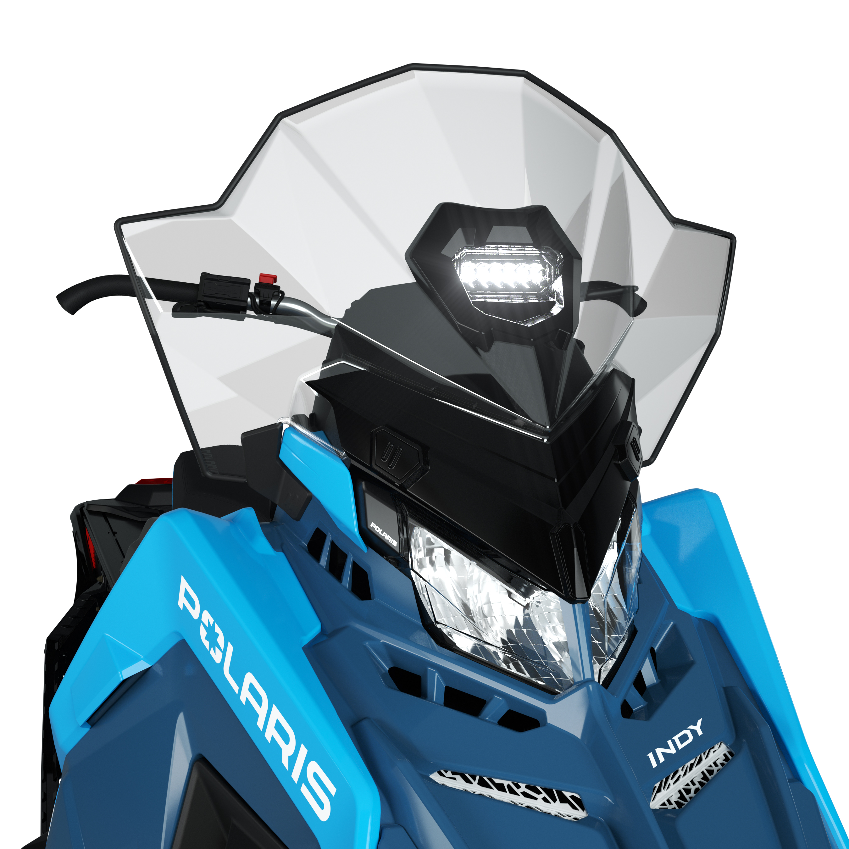 Integrated Center Auxiliary Light Windshield | Polaris