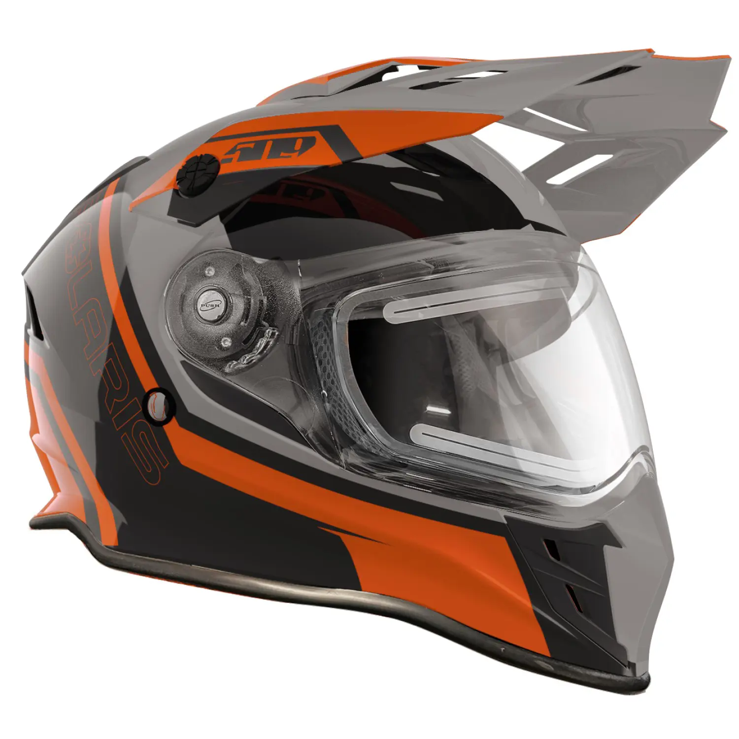 509® Delta R3L Helmet, Orange Timbersled Snow Bike Systems
