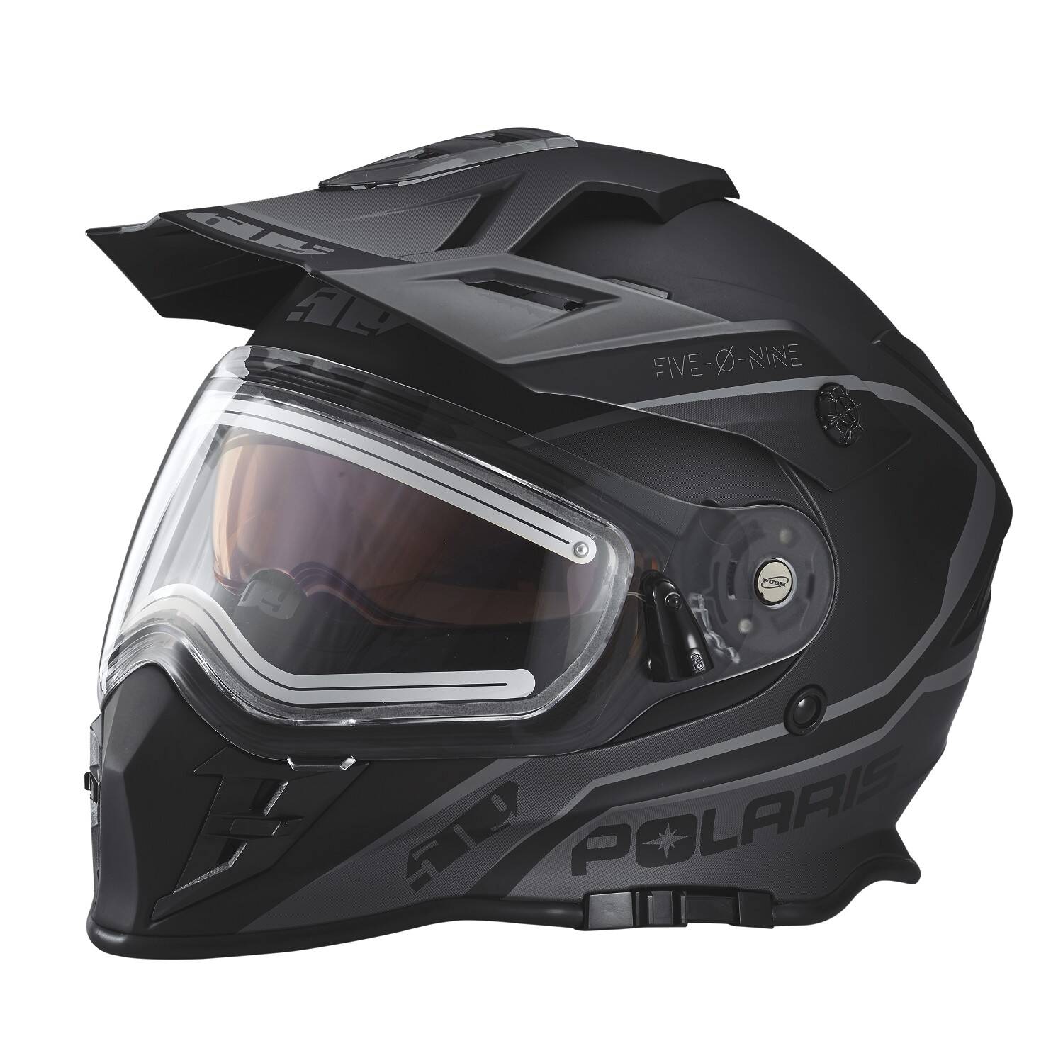 509 Delta R3 Adult Moto Helmet with Removable Electric Shield, Black | Polaris Snowmobiles 509 Delta R3 Adult Moto Helmet with Removable Electric Shield, Black | Polaris Snowmobiles