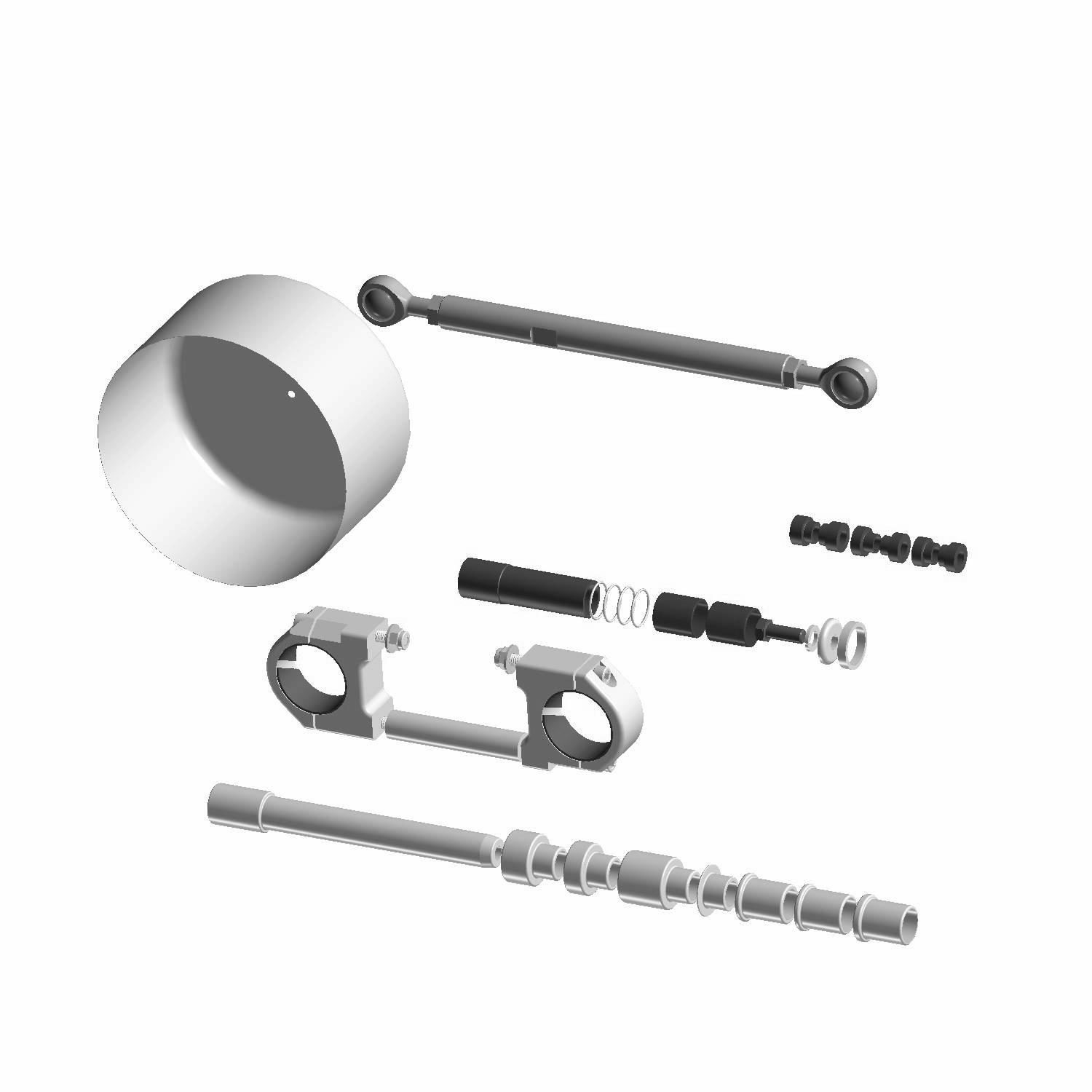 Mountain Horse Fixed Strut Install Kit - Yamaha - 2882663