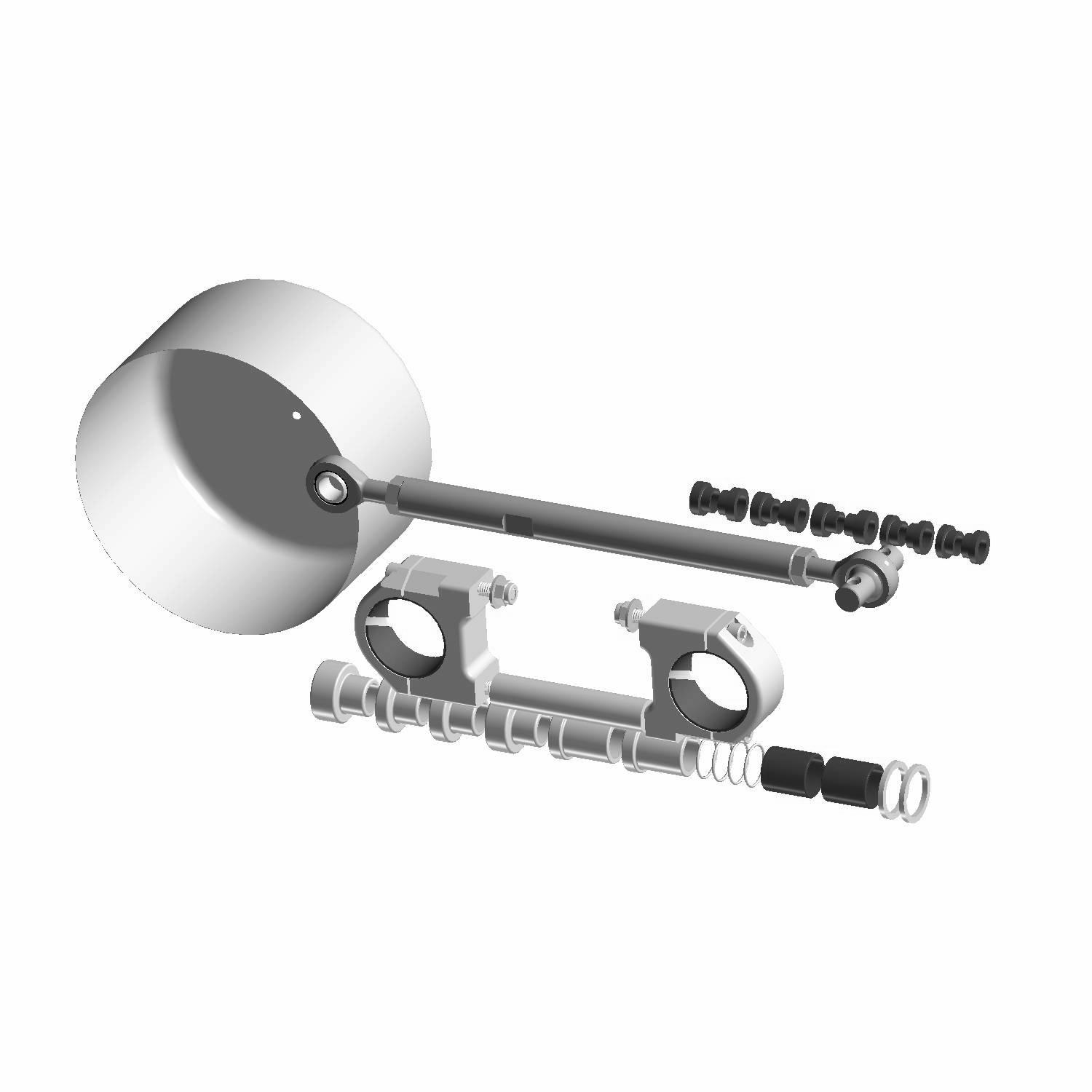 ARO/RIOT Fixed Strut Install Kit - KTM, Husqvarna - 2883380