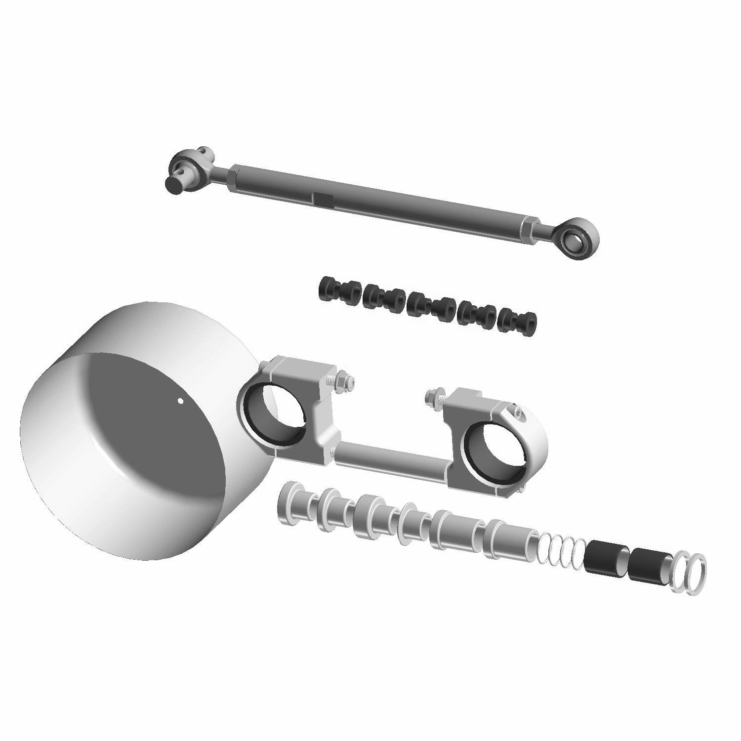 ＭＡＶＲＩＫＭＡＸＬＩＴＥ１１．５° ARO/RIOT Fixed Strut Install Kit - KTM, Husqvarna - 2883480