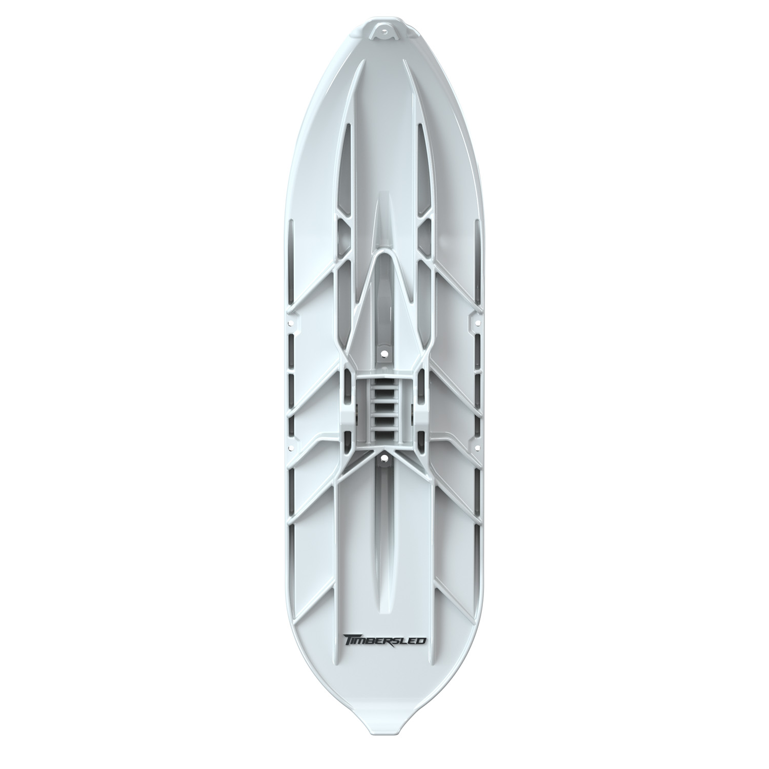 Traverse Ski, White | Timbersled Snow Bike Systems
