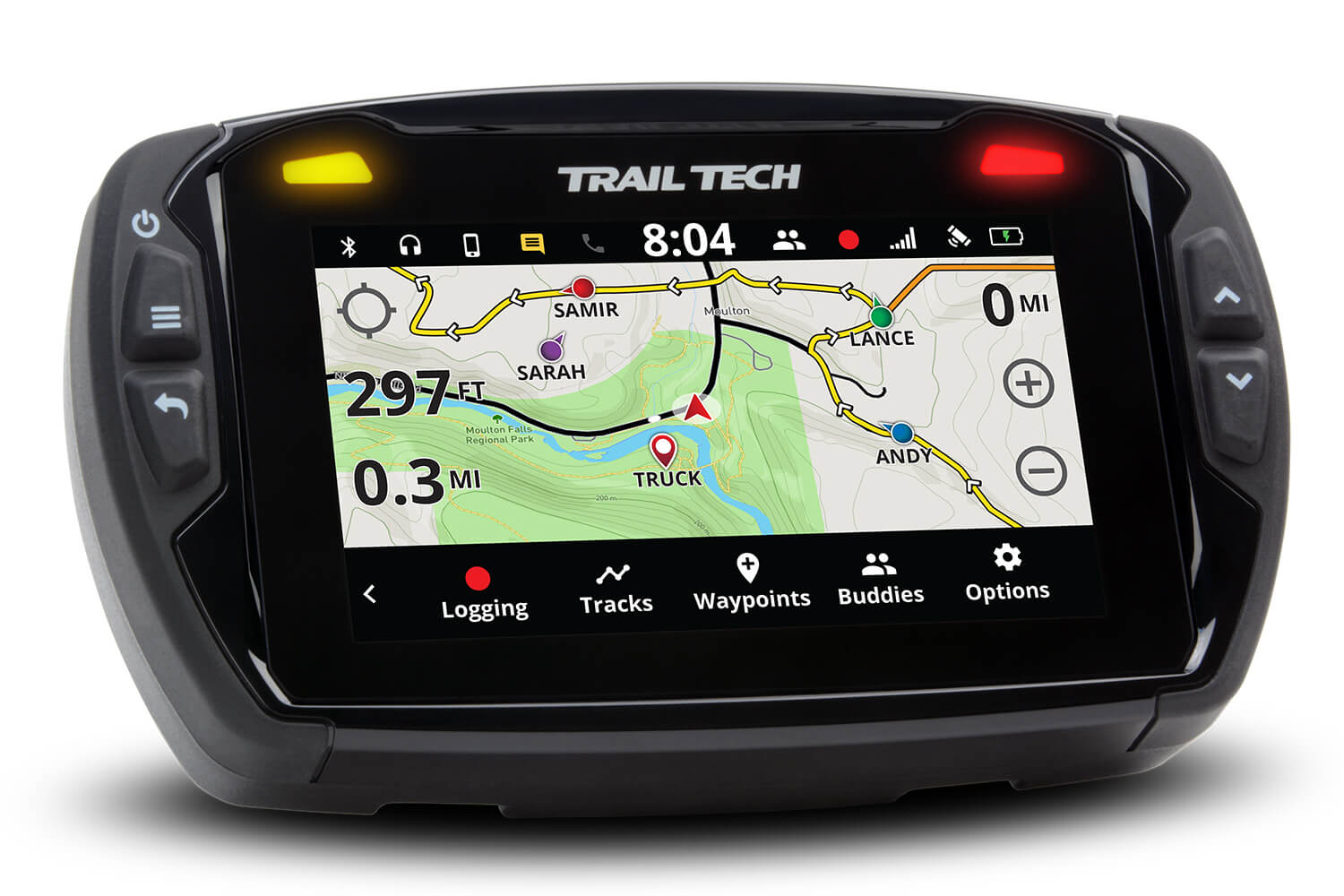 Trail Tech 912-2036 Voyager Stealth Black Moto-GPS Computer 