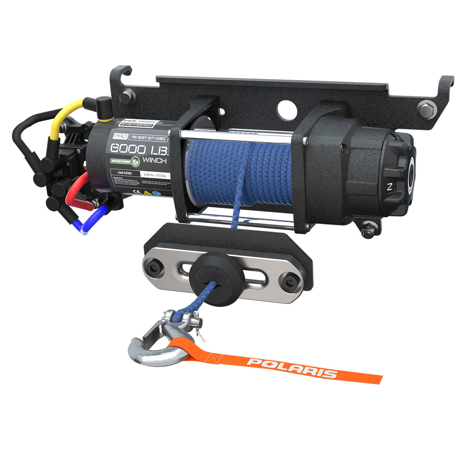 Polaris Pro Hd 6 000 Lb Winch With Rapid Rope Recovery