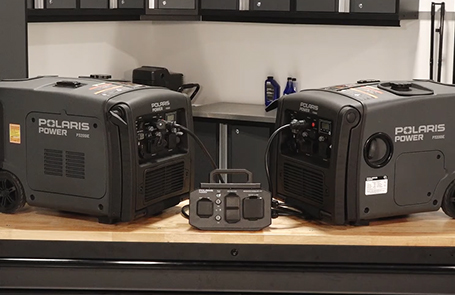 two p3200ie generators on a working table