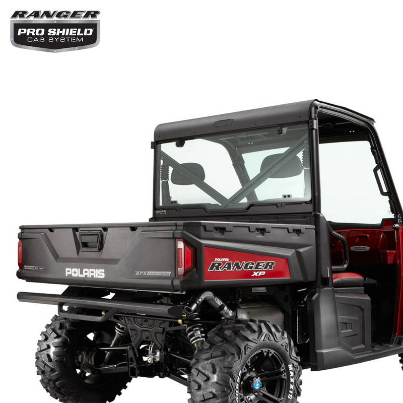 Pro Shield Glass Rear Panel With Lock Ride Technology Polaris Ranger