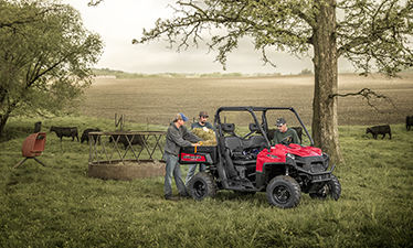 ranger 570 full size parked on a field