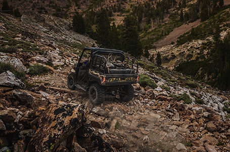 Ranger XP 1000 Big Game edition climbing a hill