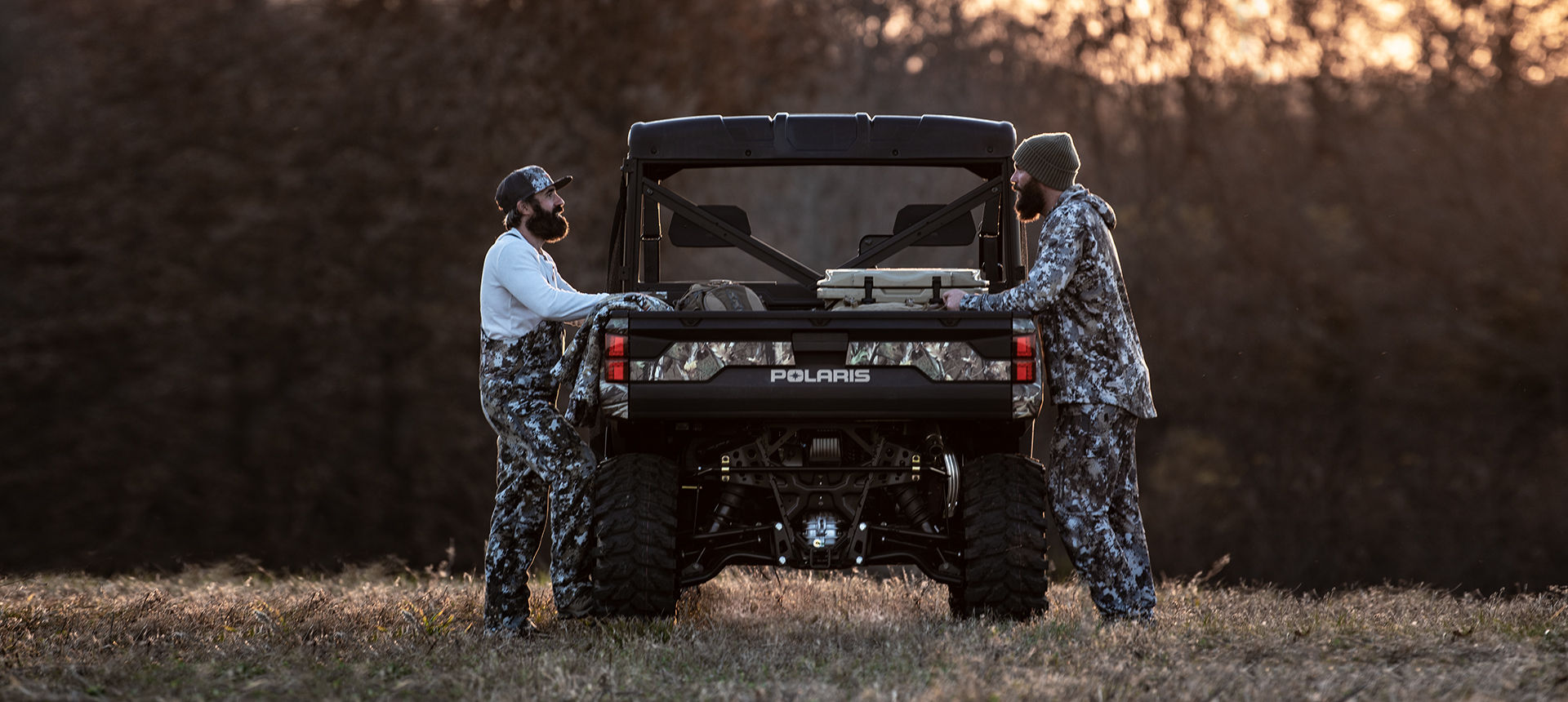 Two Hunters with their Polaris RANGER