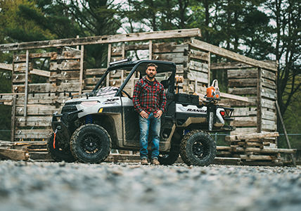 ranger xp 1000 with accessories installed from the craftsman collection