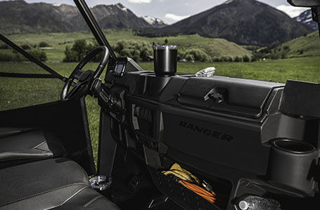 Comfortable interior of a Ranger 1000