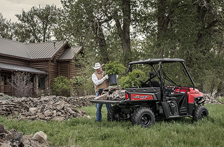 hauling gear with the 1,500 lbs payload capacity on the polaris ranger 570 full-size