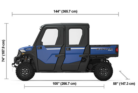 Specs 2022 Polaris Ranger Crew Sp 570 Northstar Edition Polaris Blue 2022 Polaris Ranger Crew 570-4 Review
