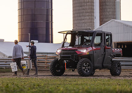 polaris ranger xp 1000 édition northstar avec pare-brise complet en verre basculant Pro Shield