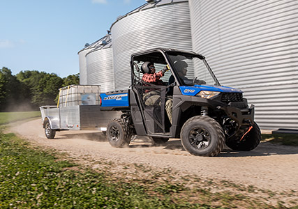 Ranger SP 570 pulling a trailer