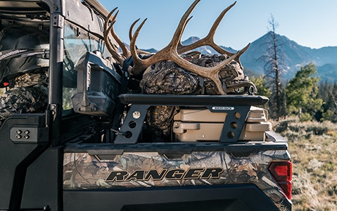 RANGER XP 1000 with rhino rack accessories from the big game collection installed
