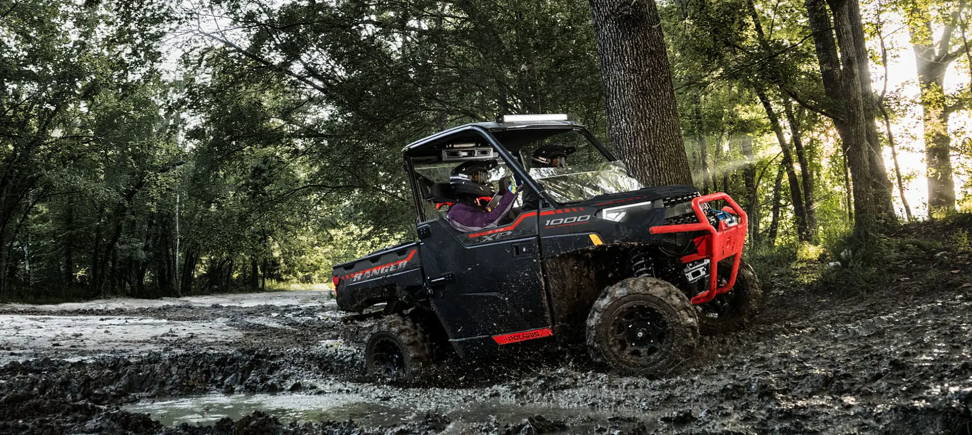 Ranger XP 1000 Highlifter in the mud