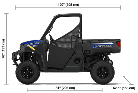 RANGER 1000 Premium Winter Prep Package Polaris Blue Specifications