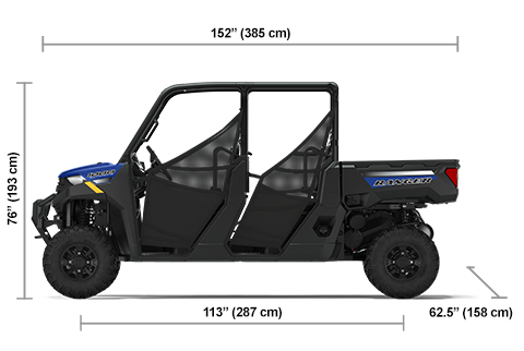 RANGER CREW 1000 Premium Winter Prep Package Polaris Blue Specifications