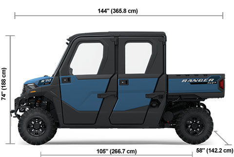 Specs: Polaris RANGER CREW SP 570 NorthStar Edition Zenith Blue ...