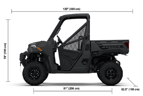 Specs: 2026 Polaris RANGER 1000 Premium Granite Gray