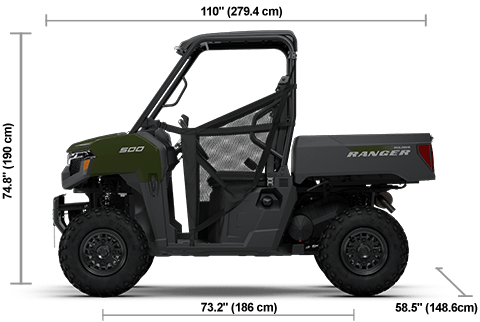 Specs: 2026 Polaris RANGER 500 Sage Green