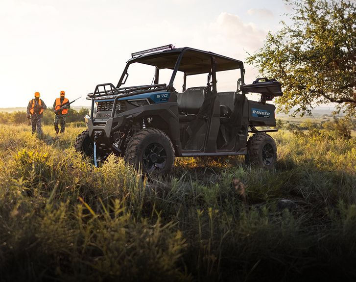 Explore the Hunt accessory package for 2026 Polaris RANGER SP 570 NorthStar Edition UTVs.