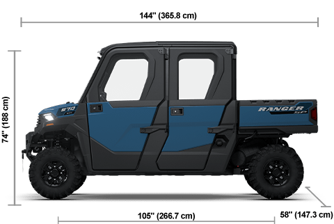 Sunrise Polaris ブルー 2025 Polaris® Ranger 150 EFI Zenith Blue | Adrenalin Powersports