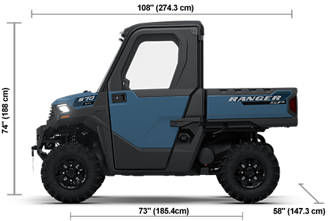Specs: 2026 Polaris RANGER SP 570 NorthStar Edition Zenith Blue EN-CA