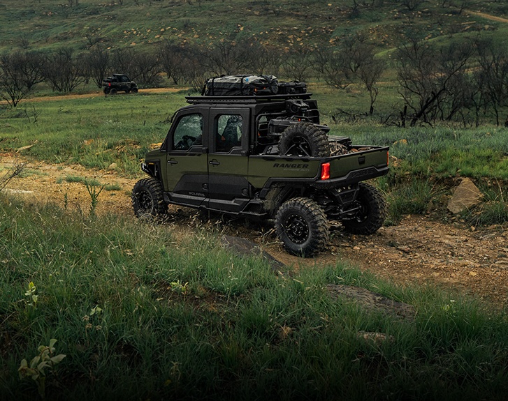 Explore the Hunt accessory package for 2026 Polaris RANGER XD 1500 NorthStar Edition extreme duty UTVs.