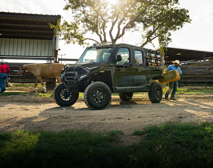 Explore the Ranch accessory package for 2026 Polaris RANGER XD 1500 NorthStar Edition extreme duty UTVs.