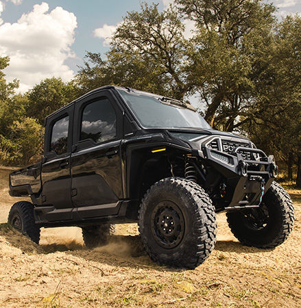 32-inch Pro Armor Trekker tires on a 2026 Polaris RANGER CREW XD 1500 NorthStar Texas Edition extreme duty UTV.