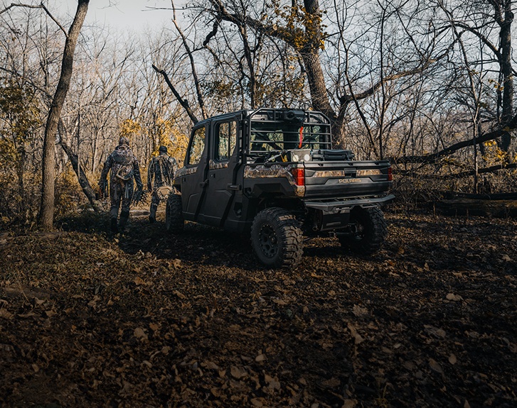 Explore the Hunt accessory package for 2026 Polaris RANGER XP 1000 NorthStar Edition UTVs.