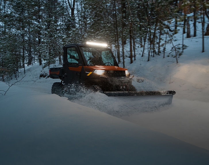 Explore the Winter accessory package for 2026 Polaris RANGER XP 1000 NorthStar Edition UTVs.
