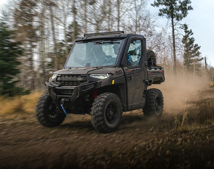 Explore the Trail Riding accessory package for 2026 Polaris RANGER XP 1000 NorthStar Trail Boss Edition UTVs.