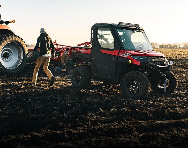 Explore the Farm / Ranch accessory package for 2026 Polaris RANGER CREW XP 1000 Texas Edition UTVs.