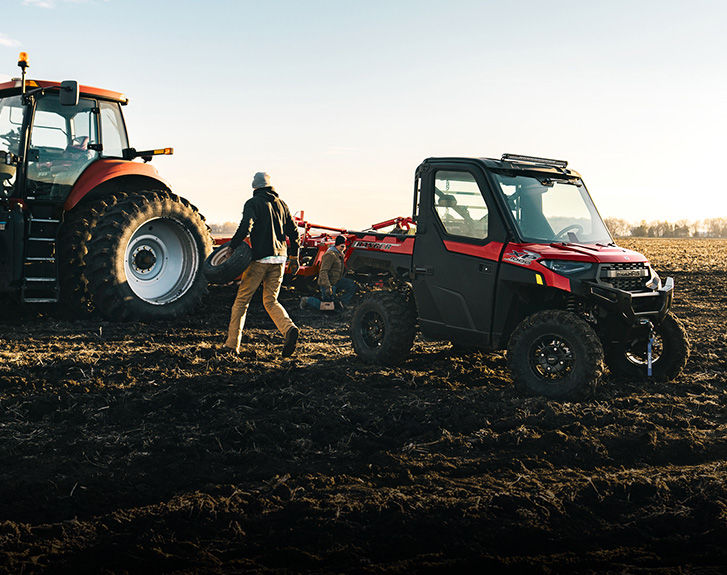 Explore the Farm / Ranch accessory package for 2026 Polaris RANGER XP 1000 UTVs.