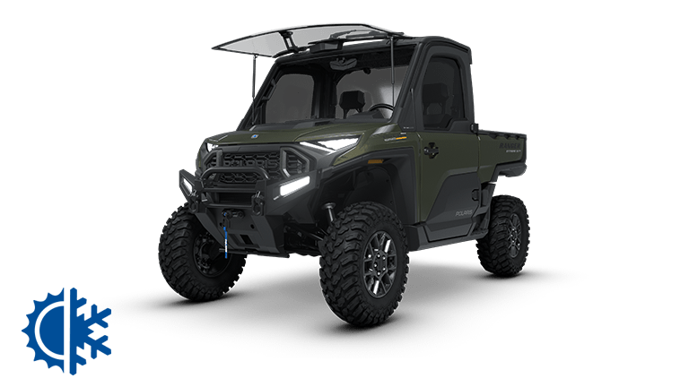 Explore 2025 Polaris RANGER XD 1500 NorthStar Edition Enclosed Cab UTVs.