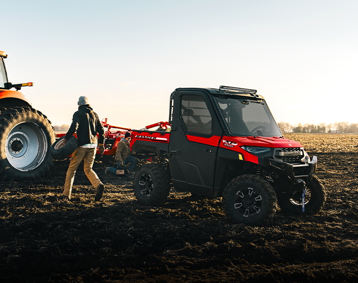 Explore accessories from the Farm & Ranch Package for the 2027 Polaris RANGER XP 1000 NorthStar Trail Boss Edition UTV.
