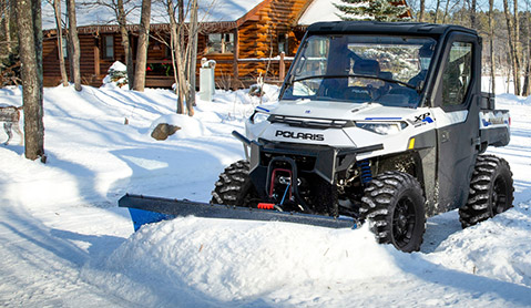 ATV Quad snow plough plow dedicated front mounting POLARIS SPORTSMAN 570  2020-22