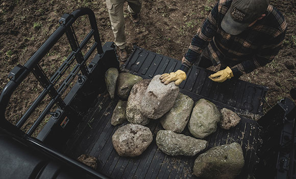 Clearing Rocks for Planting