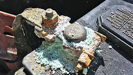 Battery corrosion