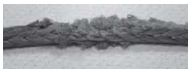 Winch cable of synthetic rope