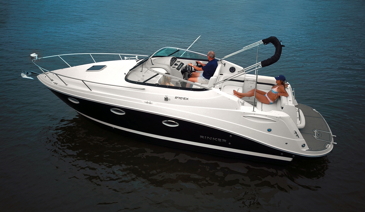 Pic of 270EX boat on the water