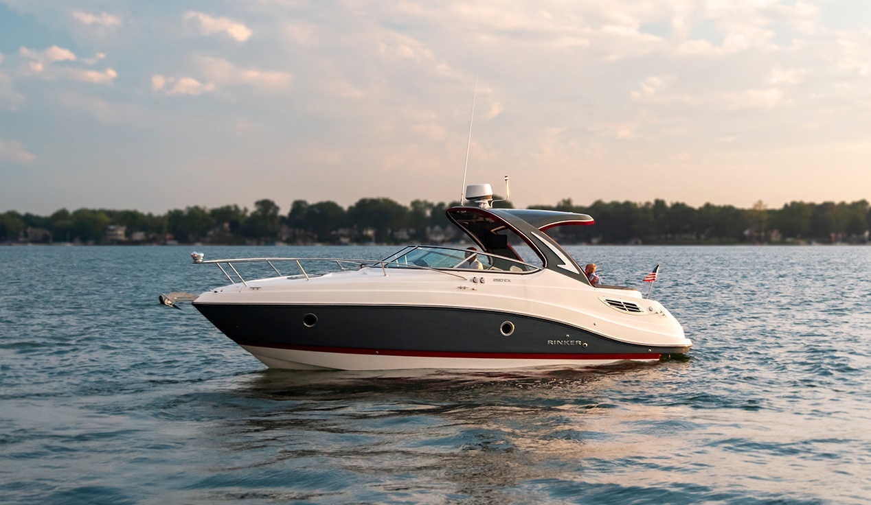 Pic of 290EX boat on the water