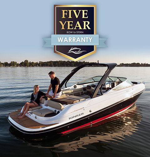 Five Year Bow to Stern Warranty | Rinker Boats